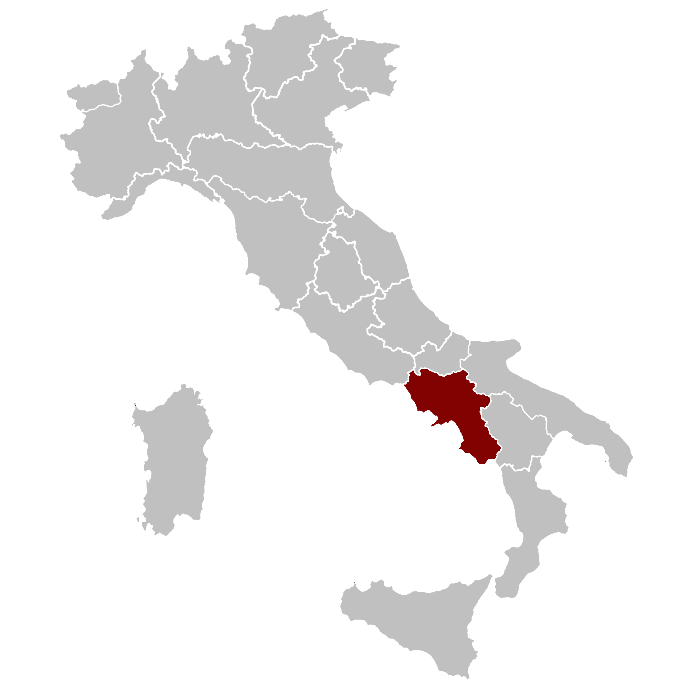 Feinkostregion Kampanien in Italien
